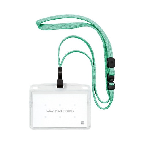 吊り下げ名札 F式名刺10枚 Mグリーン