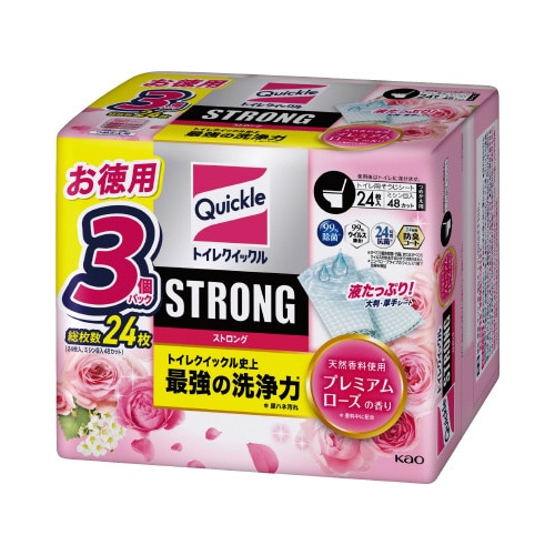 トイレクイックルストロングローズ替24枚