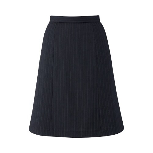 AラインスカートAS2348ブラックブルー9号