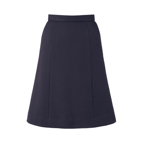 AラインスカートAS2345ネイビーパープル17号