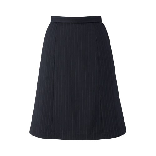 AラインスカートAS2348ブラックブルー5号