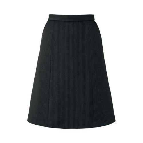 AラインスカートAS2345ブラックブルー9号