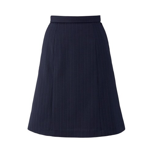 AラインスカートAS2348ネイビーパープル19号