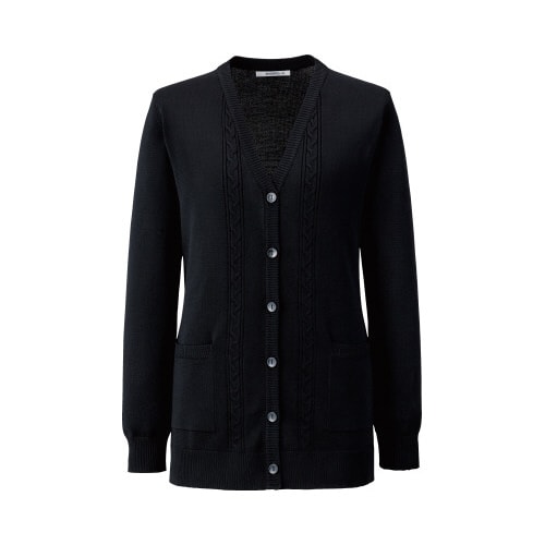 ニットカーディガン KK7126 ブラック L