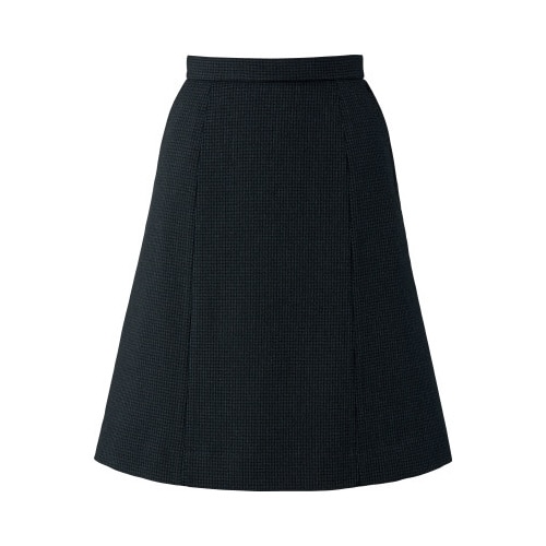 AラインスカートAS2346ブラックブルー13号