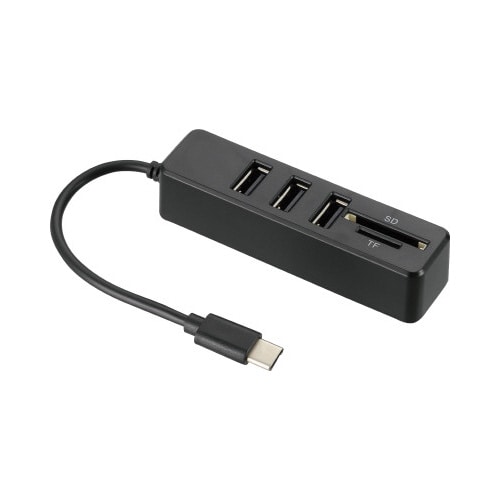 USB TypeCハブ(カードリーダー付)