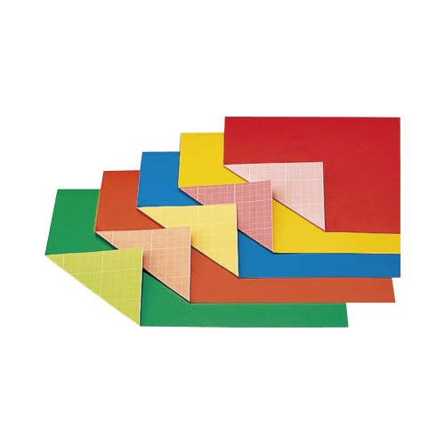 新両面カラー方眼紙 8切 薄口 5枚組