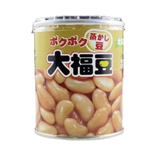 ポクポク豆 大福豆 缶 130gx12