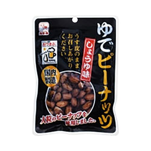 カモ井 ゆでピーナッツ しょうゆ味 80g x10