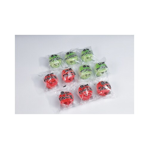 【冷凍】信州りんご玉・シャインマスカット玉詰合せ