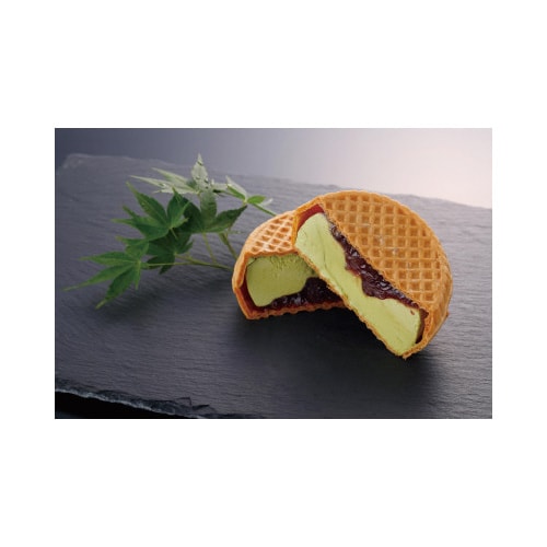 【冷凍】浅草むぎとろ やまいも入抹茶あずきアイス