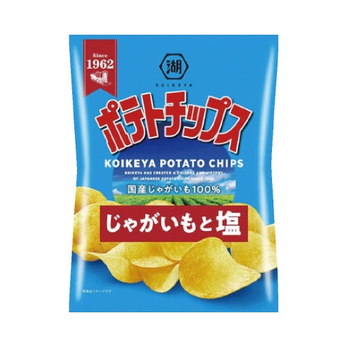 ポテトチップス じゃがいもと塩 60gx12
