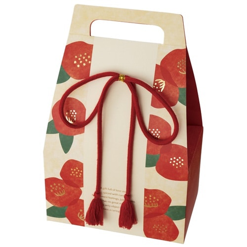 和風ハンドルギフトボックス つばき 10枚入