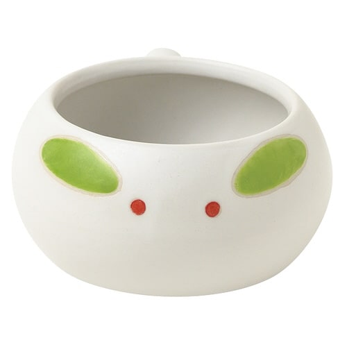 迎春ハンドメイドフラワーポット2 雪うさぎ 4個入