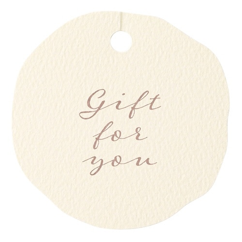 シンプルギフトタッグ 6 ナチュラル 50枚入×3