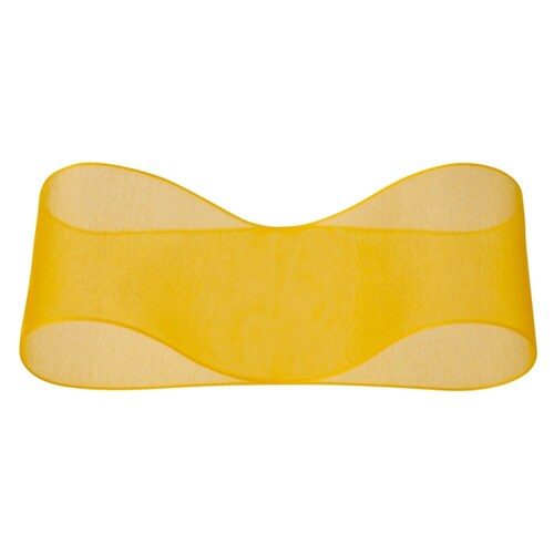 オーガンジーリボンサンフラワー38mm 2巻セット