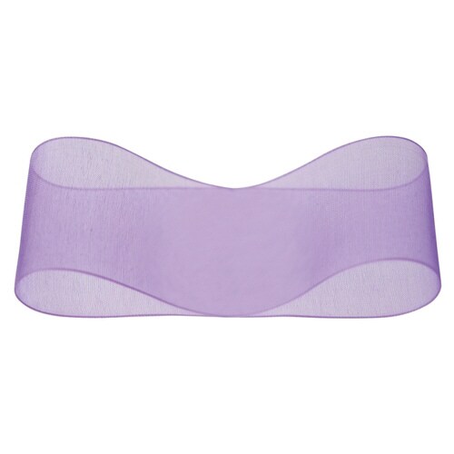 オーガンジーリボン パープル38mm 2巻セット