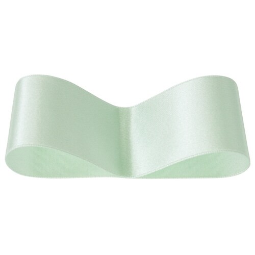 サテンリボンミルキーグリーン 38mm 3巻セット