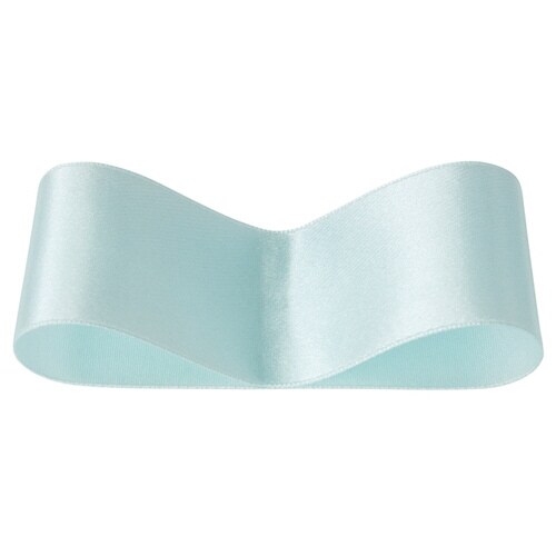 サテンリボンミルキーブルー 38mm 3巻セット