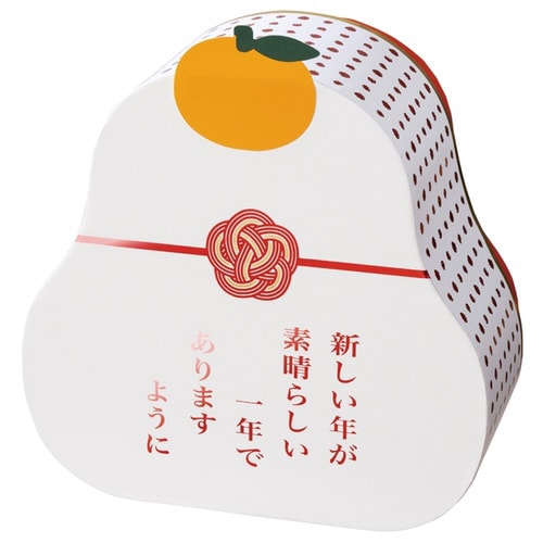 えんぎもの貼箱 M 鏡餅 4個入