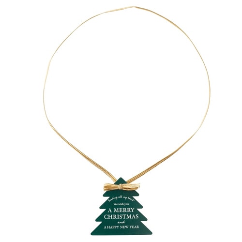 クリスマスゴムタッグ ツリー 1 10枚入×3