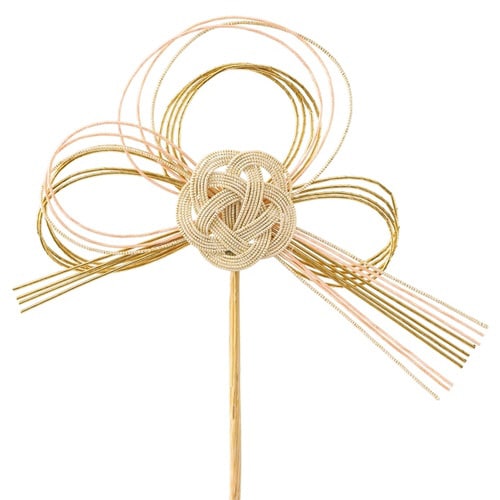 水引フラワーピック 8 金 10本入