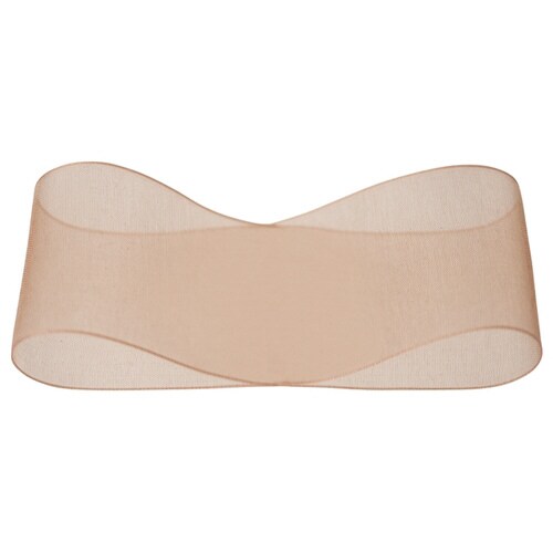 オーガンジーリボンラテブラウン38mm 2巻セット