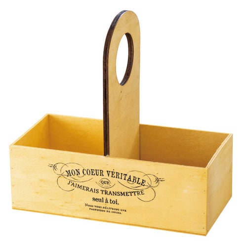 ナチュラルシャビーウッドボックス 1 4個入