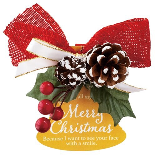 クリスマスフルリールクリップ付 ベル 3 10個入