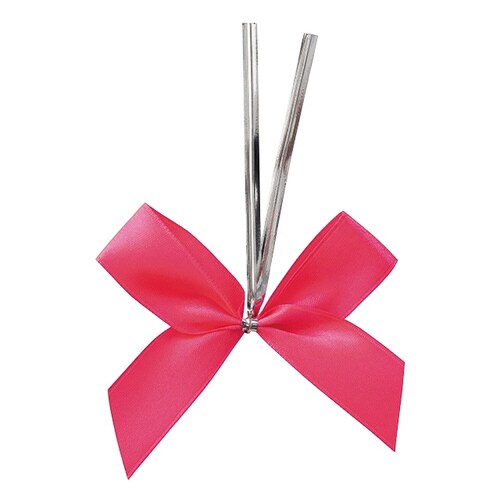 リボンワイヤータイネオンピンク1 50個入×2