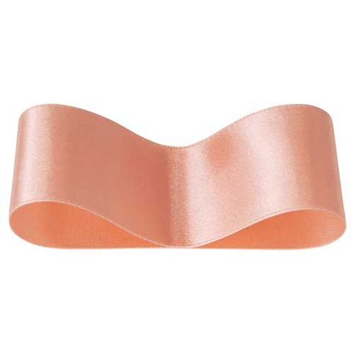 サテンリボンミルキーオレンジ 38mm 3巻セット