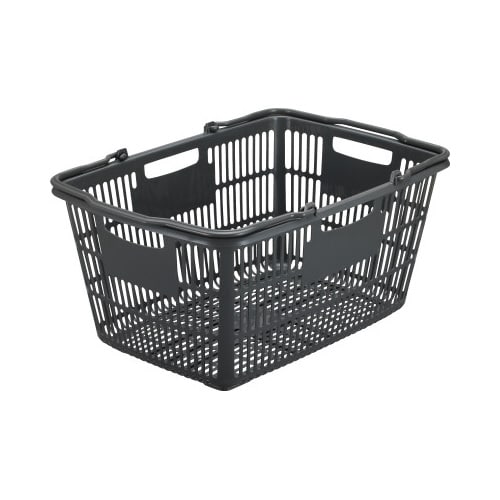 買い物カゴ 33L グレー×5