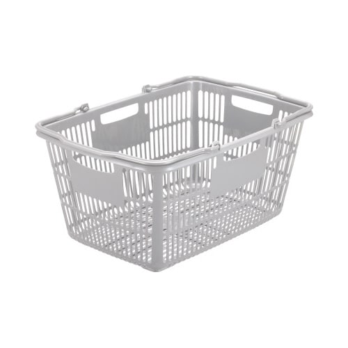 買い物カゴ 33L ライトグレー×25