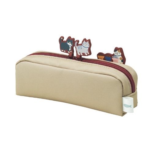 ボックスペンポーチ ビスケットベージュ