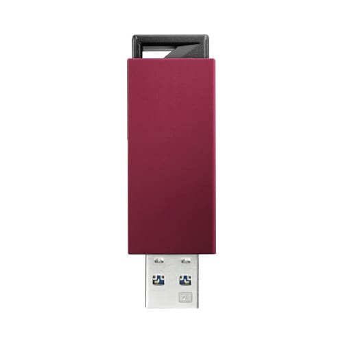ノック式USBメモリー 16GB レッド