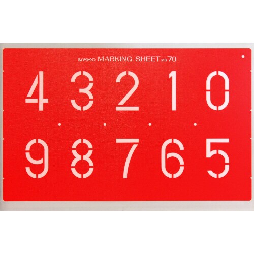 マーキングシート