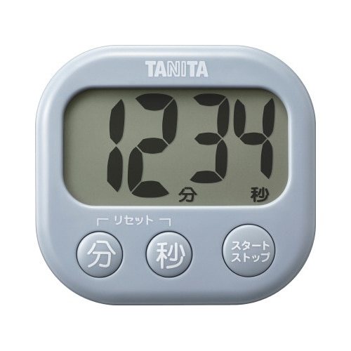 抗菌でか見えタイマー  TD429 ブルーグレー
