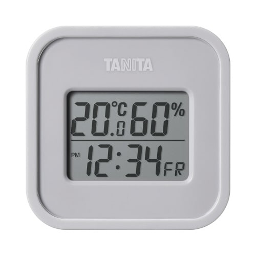 デジタル温湿度計 TT588 ウォームグレー