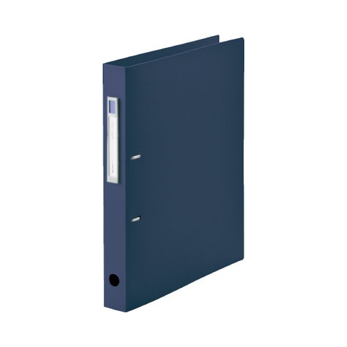 D型リングファイル<ツイスト>A4 ネイビー
