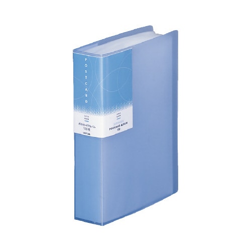 ポストカードアルバムA6ライトブルー60P×3