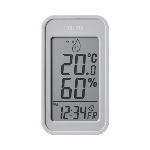 デジタル温湿度計 TT589 ウォームグレー