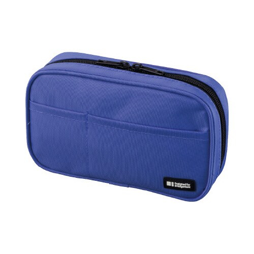 ペンケース ブックタイプ ブルー