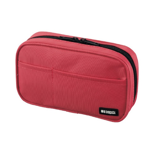 ペンケース ブックタイプ コーラル