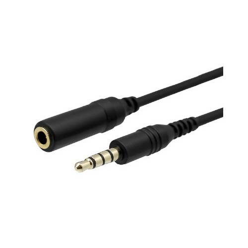 4極対応 オーディオ延長ケーブル 3.5m