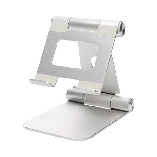 折り畳みタブレットスタンド シルバー