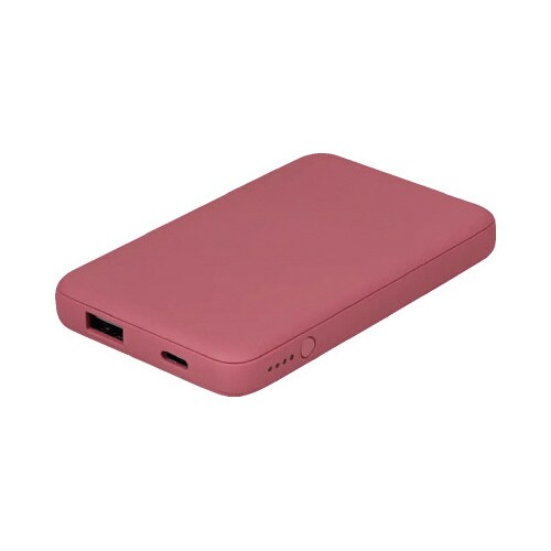 アースカラーのモバイルバッテリー 5000mAh