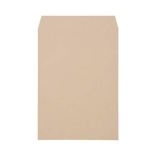 再生紙100%クラフト封筒 角A4 100枚×5
