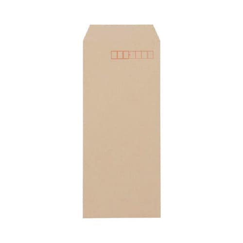 再生紙100%クラフト封筒 長4〒 1000枚×3