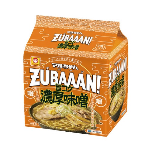 ZUBAAAN旨コク濃厚味噌 126gx3 x9