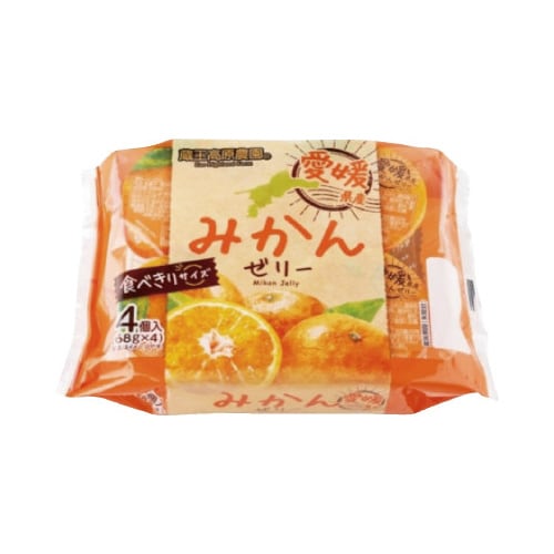 愛媛県産 みかんゼリー 68gx4個 x12